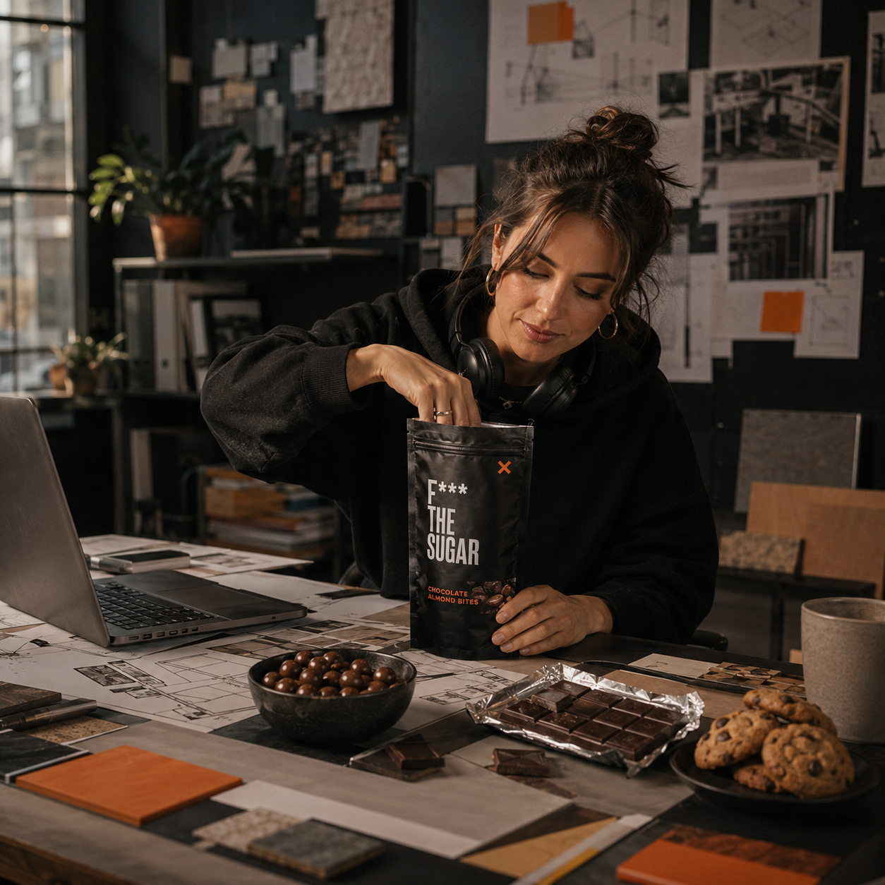 F*** The Sugar - Chocolate Almond Bites lifestyle shot