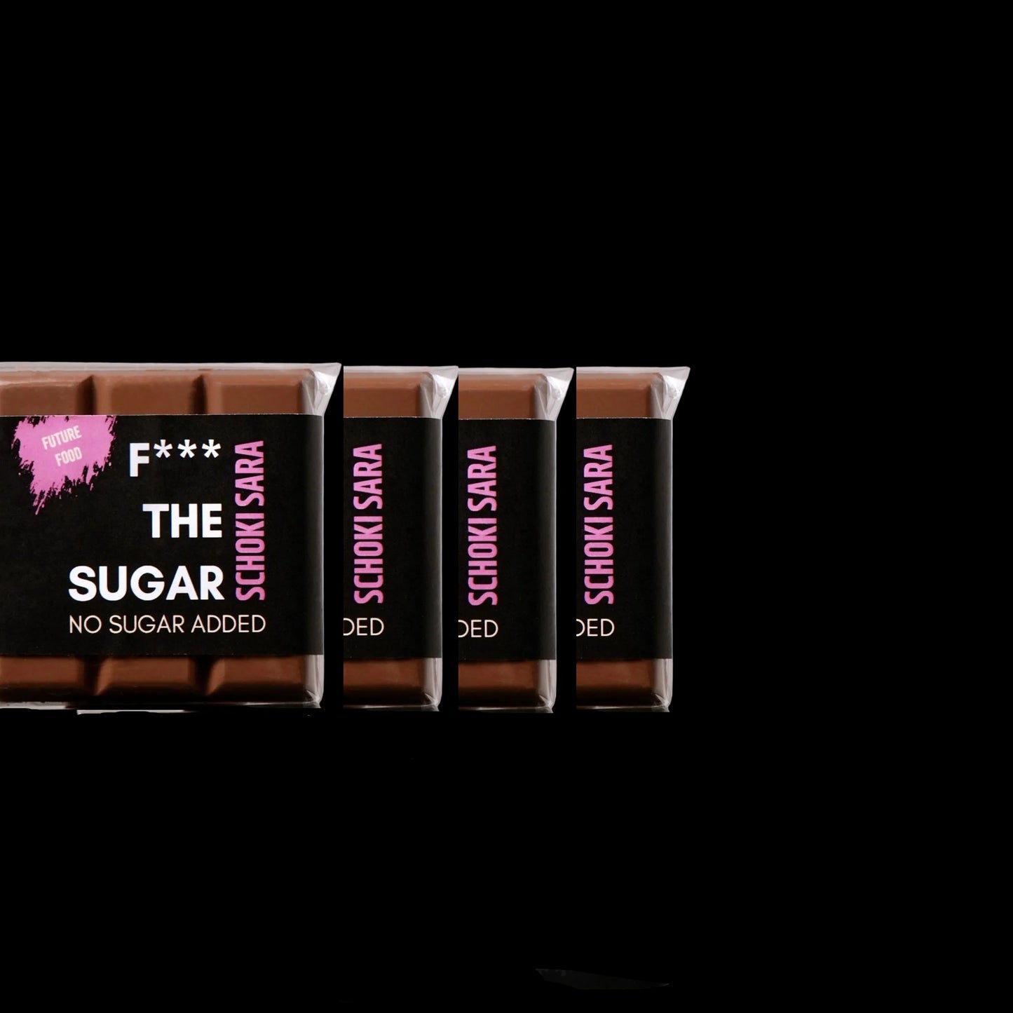 F*** THE SUGAR Schoki Sara 4 Stück