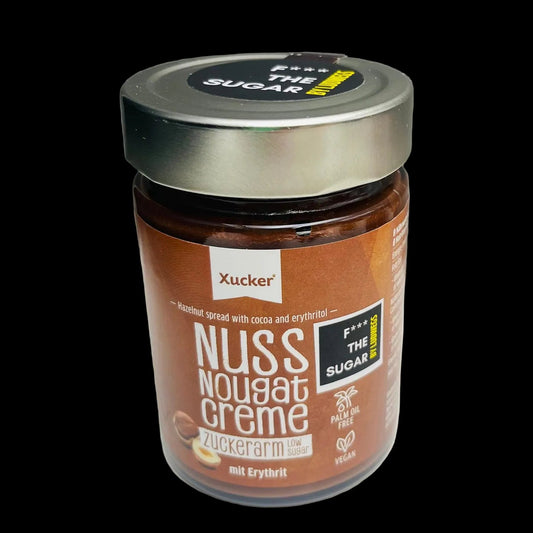 Nuss-Nougat-Creme – Mit Erythrit gesüßter Schokoaufstrich