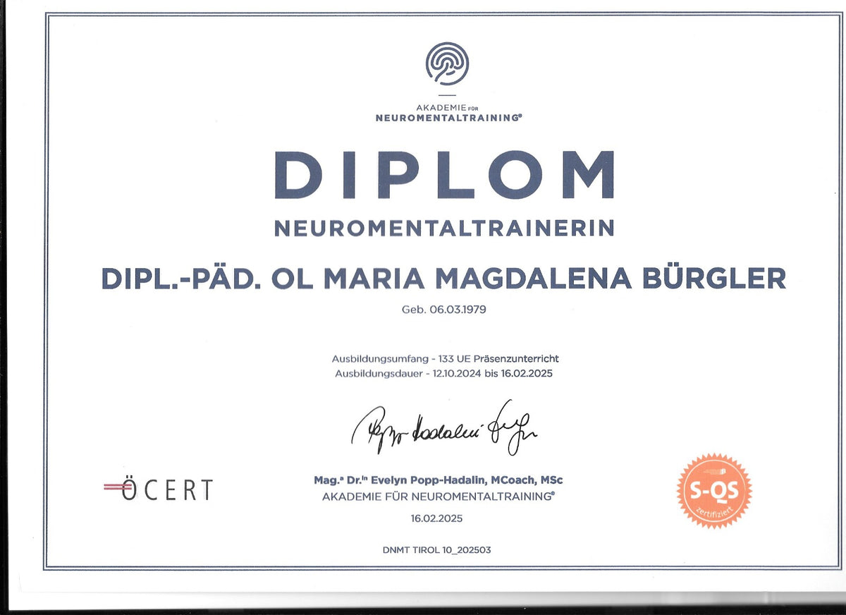 Neuro-Mental-Training EPT-Technik (Emotional Power Tapping) mit Marlene
