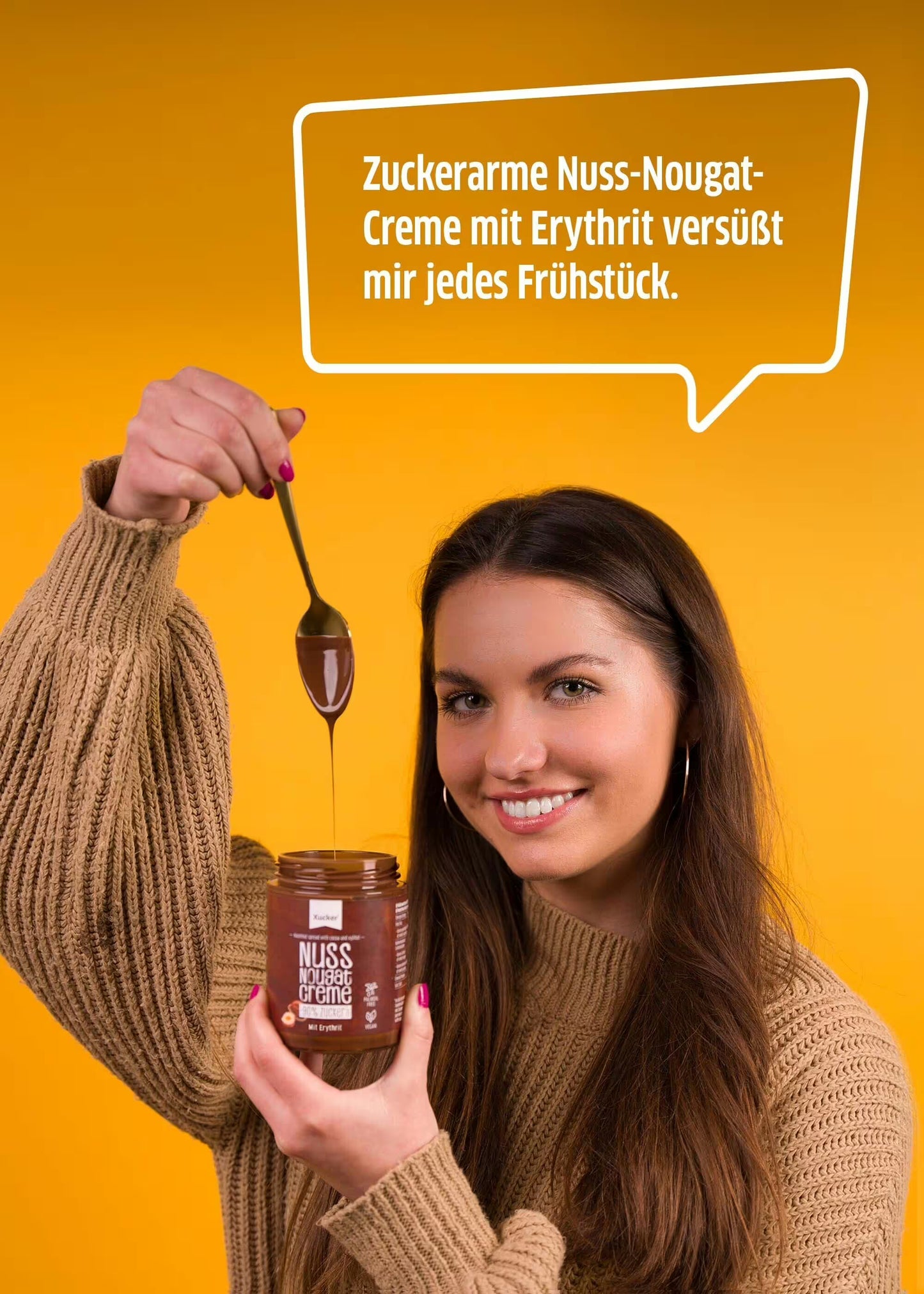 Nuss-Nougat-Creme – Mit Erythrit gesüßter Schokoaufstrich