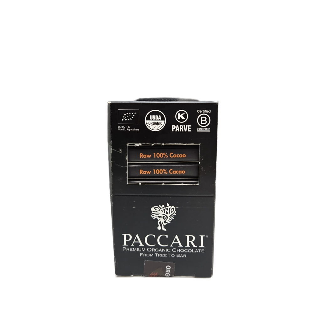 PACCARI | Rohe Bio Tafel 100% | Ecuador | 100% Kakao